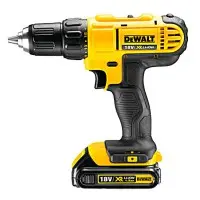 Безударная дрель-шуруповерт DeWALT DCD771D2 XR Li-Ion 18В 2Ач 42Нм патрон 13мм Безударная дрель-шуруповерт DeWALT DCD771D2 XR Li-Ion 18В 2Ач 42Нм патрон 13мм