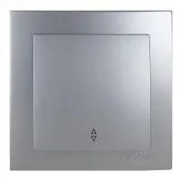 Выключатель Nilson Touran серебро 1кл проходной ( 24131007 )