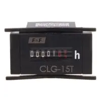 Барабанный счетчик моточасов F&F CLG-15T 230В AC/DC Барабанный счетчик моточасов F&F CLG-15T 230В AC/DC