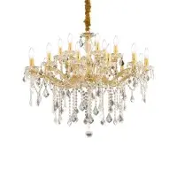 Люстра Ideal Lux 75181 Florian E14 18x40W IP20 золота Люстра Ideal Lux 75181 Florian E14 18x40W IP20 золота