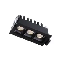 Точковий світильник Kloodi KD-POINT 3X2 6W 3K BK LED 540Lm IP20 чорний Точковий світильник Kloodi KD-POINT 3X2 6W 3K BK LED 540Lm IP20 чорний