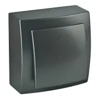 Выключатель Nilson Themis антрацит 1кл ( 26161001 )