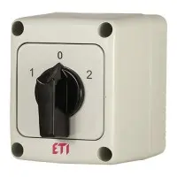 Кулачковий перемикач у корпусі ETI 004773191 CS 16 52 PN (2p «1-0-2» IP65 16A) Кулачковий перемикач у корпусі ETI 004773191 CS 16 52 PN (2p «1-0-2» IP65 16A)