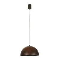 Підвісний світильник, люстра Nowodvorski 6367 Hemisphere Rust I S E27 1x25W IP20 коричневий Підвісний світильник, люстра Nowodvorski 6367 Hemisphere Rust I S E27 1x25W IP20 коричневий