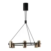 Люстра Azzardo AZ5731 Vivi GU10 8x40W IP20 золота Люстра Azzardo AZ5731 Vivi GU10 8x40W IP20 золота