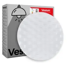 Світлодіодний світильник Vestum CELL зоряне небо 30Вт 375x60мм 4000К 4000К срібло