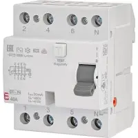 ПЗВ ETI EFI-P4 3P+N 40/0,03 AC 10кА (2061612) ПЗВ ETI EFI-P4 3P+N 40/0,03 AC 10кА (2061612)
