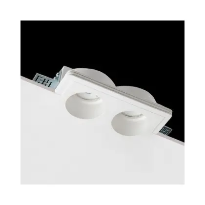Гипсовый точечный врезной светильник Imperium Light 596218.01.01 Cordi GU10/GU5.3 2x50W IP20
