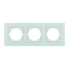 Рамка Nilson Alegra скло біле 3-на ( 25WH0093 )