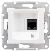 Комп'ютерна розетка Schneider Electric Sedna SDN4900121 (біла) Комп'ютерна розетка Schneider Electric Sedna SDN4900121 (біла)