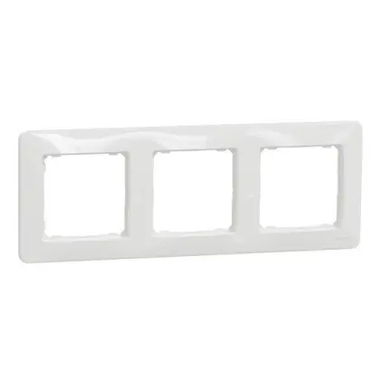 Рамка тройная Schneider Electric Sedna Design белая SDD311803