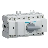 Перемикач Hager HIM408 I-0-II 80А 400/690В 4P 8м Перемикач Hager HIM408 I-0-II 80А 400/690В 4P 8м