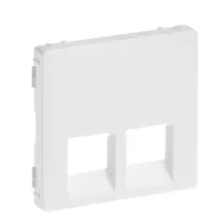 Панель розетки RJ11+RJ45 Legrand Valena Life біла