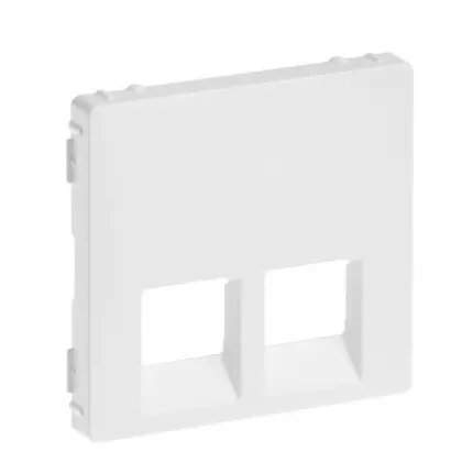 Панель розетки RJ11+RJ45 Legrand Valena Life біла