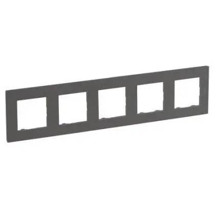 Рамка 5-постовая Legrand Niloe Step сталь (863495) Рамка 5-постовая Legrand Niloe Step сталь (863495)