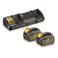 Комплект из зарядного устройства и аккумуляторов DeWALT DCB132T2 4А 18В/54В для электроинструментов (2шт) Комплект из зарядного устройства и аккумуляторов DeWALT DCB132T2 4А 18В/54В для электроинструментов (2шт)