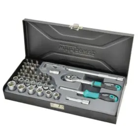 Набор торцевых головок Whirlpower 1/4" 43 шт