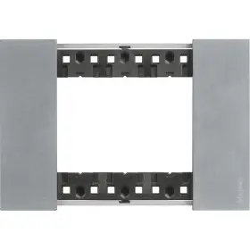 Рамка на 3 модулі Bticino Living Now KA4803NW (італійський стандарт) місяць