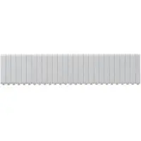 Белая полоса-заглушка Hager JP002 для щитов всех серий 430мм 24М
