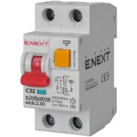 Вимикач диференційного струму E.Next e.industrial.elcb.2.C32.30 1Р+N 32А С 30мА (i0230006) Вимикач диференційного струму E.Next e.industrial.elcb.2.C32.30 1Р+N 32А С 30мА (i0230006)