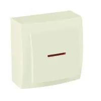 Вимикач Nilson Themis кремовий 1кл з підсвіткою ( 26121002 )