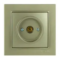 Розетка Nilson Thor золото TV конечная ( 27151029 )