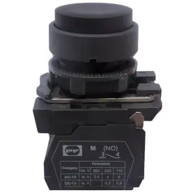 Кнопка Promfactor FP5-AL21 1NO черная (FP5-AL21)