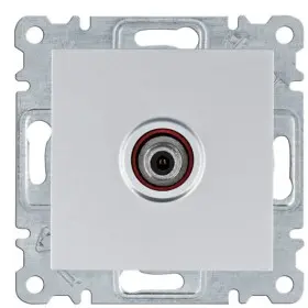 SAT розетка Hager WL3232 Lumina (срібляста)