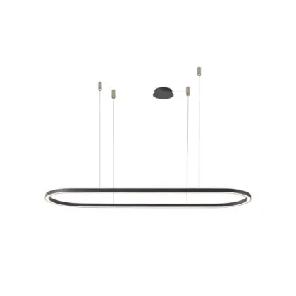 Люстра Azzardo AZ5055 Elena LED 1x50W 3000K 2700Lm IP20 черная