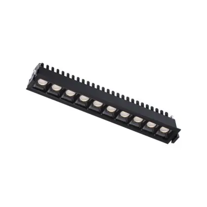 Точковий світильник Kloodi KD-POINT 10X2 20W 4K BK LED 1800Lm IP20 чорний