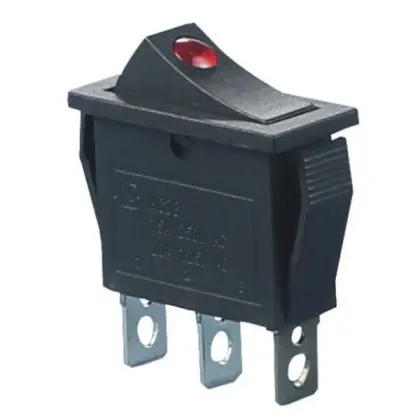 Перемикач TNSy KCD3-101EN R/B з підсвічуванням червоний (TNSy5500834) Перемикач TNSy KCD3-101EN R/B з підсвічуванням червоний (TNSy5500834)