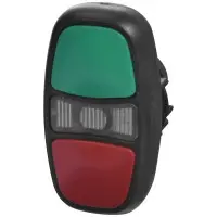 Подвійна кнопка-модуль ETI NSE-PB2I/RG з підсвіткою зелена/червона (4774072)