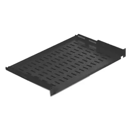 Консольна полиця Mirsan MR.RAK1U25.01 19" 1U 250 RAL 9005 (чорна)