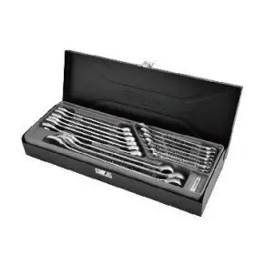 Набір комбінованих ключів Whirlpower 1242-1-WR02 (23628) 6-24мм (16шт. в металевому кейсі)