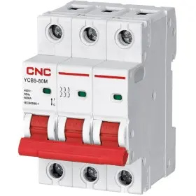 Модульний автоматичний вимикач CNC YCB9-80M 3Р 10kА С 4А (Б00043999)