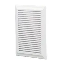 Решетка Blauberg Decor 180х250s белая