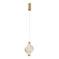 Підвісний світильник, люстра TK Lighting 18212 Elva LED 1x8W 3000K 1032Lm IP20 латунний Підвісний світильник, люстра TK Lighting 18212 Elva LED 1x8W 3000K 1032Lm IP20 латунний