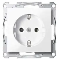 Механізм розетки SCHUKO з центр.платою білий 16А Merten, MTN2301-0325