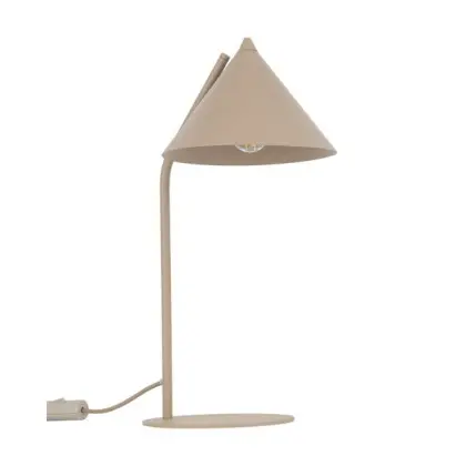 Настольная лампа TK Lighting 16210 Cono E27 1x15W IP20 бежевая Настольная лампа TK Lighting 16210 Cono E27 1x15W IP20 бежевая