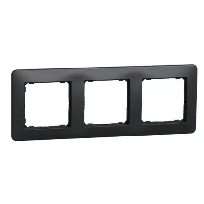 Трехпостовая рамка Schneider Electric Sedna Design черная SDD314803
