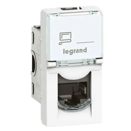 Розетка комп'ютерна Legrand Mosaic FTP Cat. 5e RJ 45 Розетка комп'ютерна Legrand Mosaic FTP Cat. 5e RJ 45