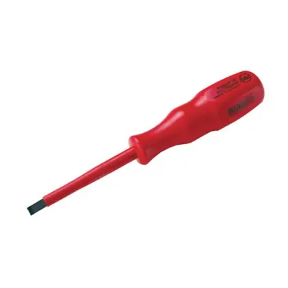 Диэлектрическая отвертка Wiha W06180 SL 3,0х100 Proturn 1K CrVMo