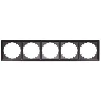 Рамка 5-містна E.Next e.lux.10104L.5.fr.anthracite антрацит (ins0040064) Рамка 5-містна E.Next e.lux.10104L.5.fr.anthracite антрацит (ins0040064)