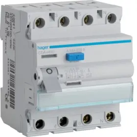 УЗО Hager CDA440D 4P 6кА 40A 30мА A