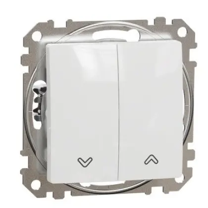 Выключатель для жалюзи Schneider Electric Sedna Design & Elements белый SDD111104 Выключатель для жалюзи Schneider Electric Sedna Design & Elements белый SDD111104