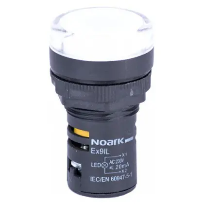 Сигнальный индикатор NOARK Ex9IL 2C w выступающий 230В AC белый (105483) Сигнальный индикатор NOARK Ex9IL 2C w выступающий 230В AC белый (105483)