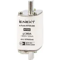 Плавкий запобіжник E.Next e.fuse.NT00.80 габарит 00 80А (i0760046)