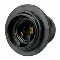 Патрон E.Next s9100007 Е27 з гайкою чорний