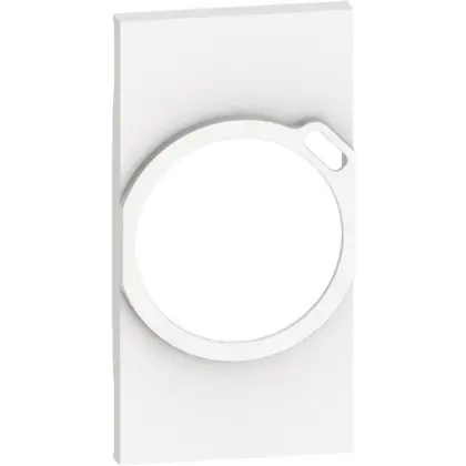 Лицевая панель электрической розетки с USB зарядкой Bticino Living Now KW63 на 2 модуля (белая)