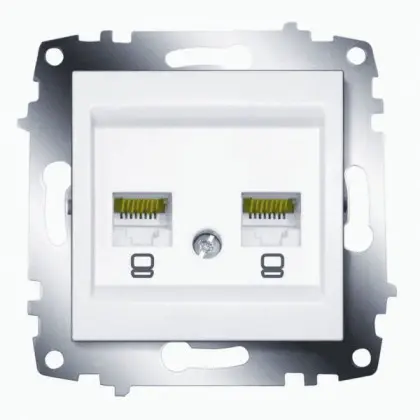Розетка EL-BI ZENA белая компьютерная CAT6 RJ45 2-я без рамки ( 609-010200-248 ) Розетка EL-BI ZENA белая компьютерная CAT6 RJ45 2-я без рамки ( 609-010200-248 )